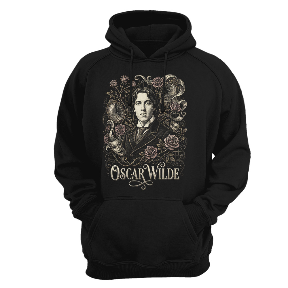 Sudadera con capucha Oscar Wilde - Gothic Portrait