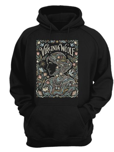 Sudadera con capucha Virginia Woolf - Portrait Midnight Folk