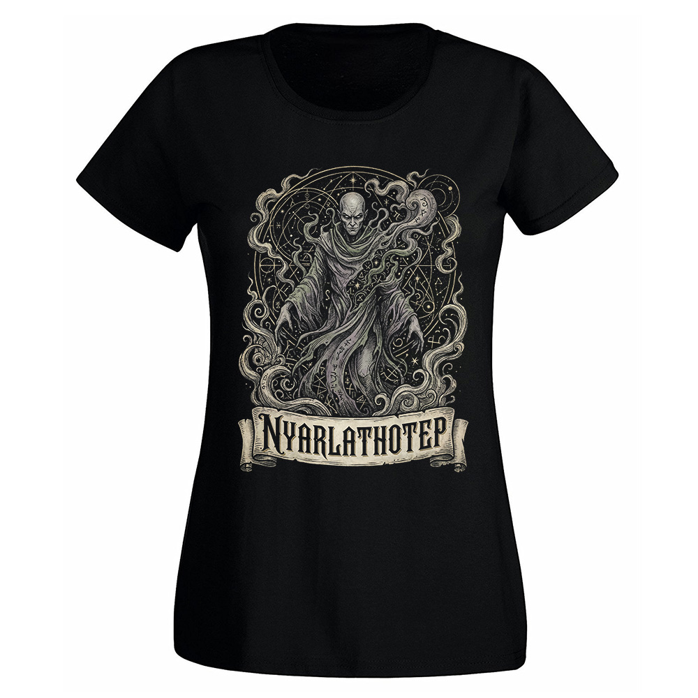Camiseta Mujer Nyarlathotep - Gothic Engraving Art