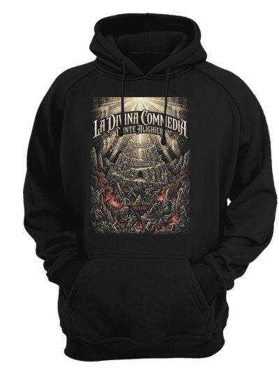 Sudadera con capucha Dante Alighieri - La Divina Commedia Gothic engraving