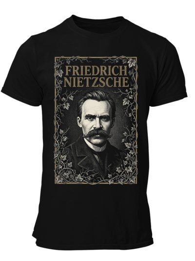 Camiseta Hombre Nietzsche - Gothic portrait