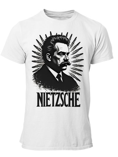 Camiseta Hombre Nietzsche - Portrait Wh