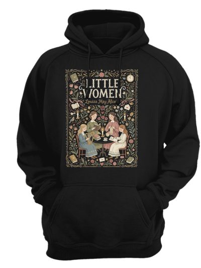 Sudadera con capucha Louisa May Alcott - Little women art folk Bk