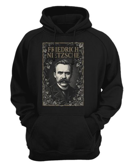 Sudadera con capucha Nietzsche - Gothic portrait