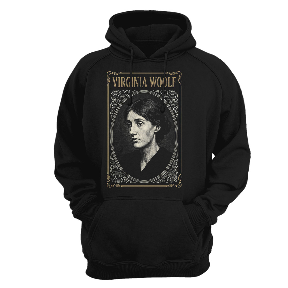 Sudadera con capucha Virginia Woolf - Gothic portrait