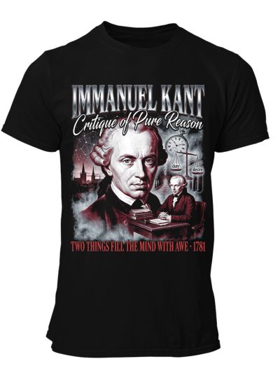 Camiseta Hombre Kant - Critique of pure reason 90s Bootleg