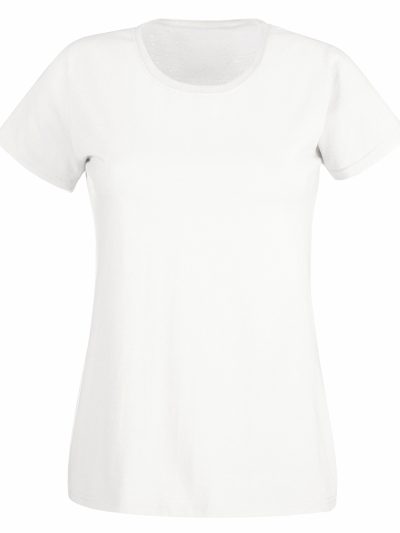 Camiseta Mujer entallada 185 gsm.