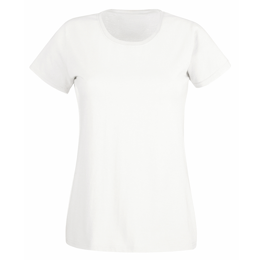 Camiseta Mujer entallada 185 gsm.