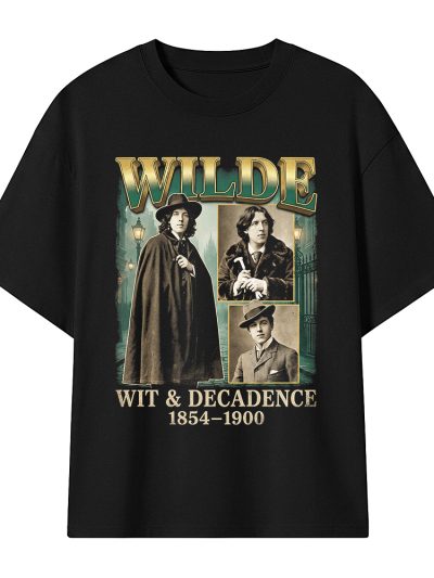Camiseta Oversize Oscar Wilde - Wit & decadence 90s Bootleg