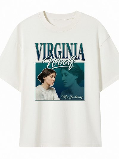 Camiseta Oversize Virginia Woolf - 90s Classic Wh