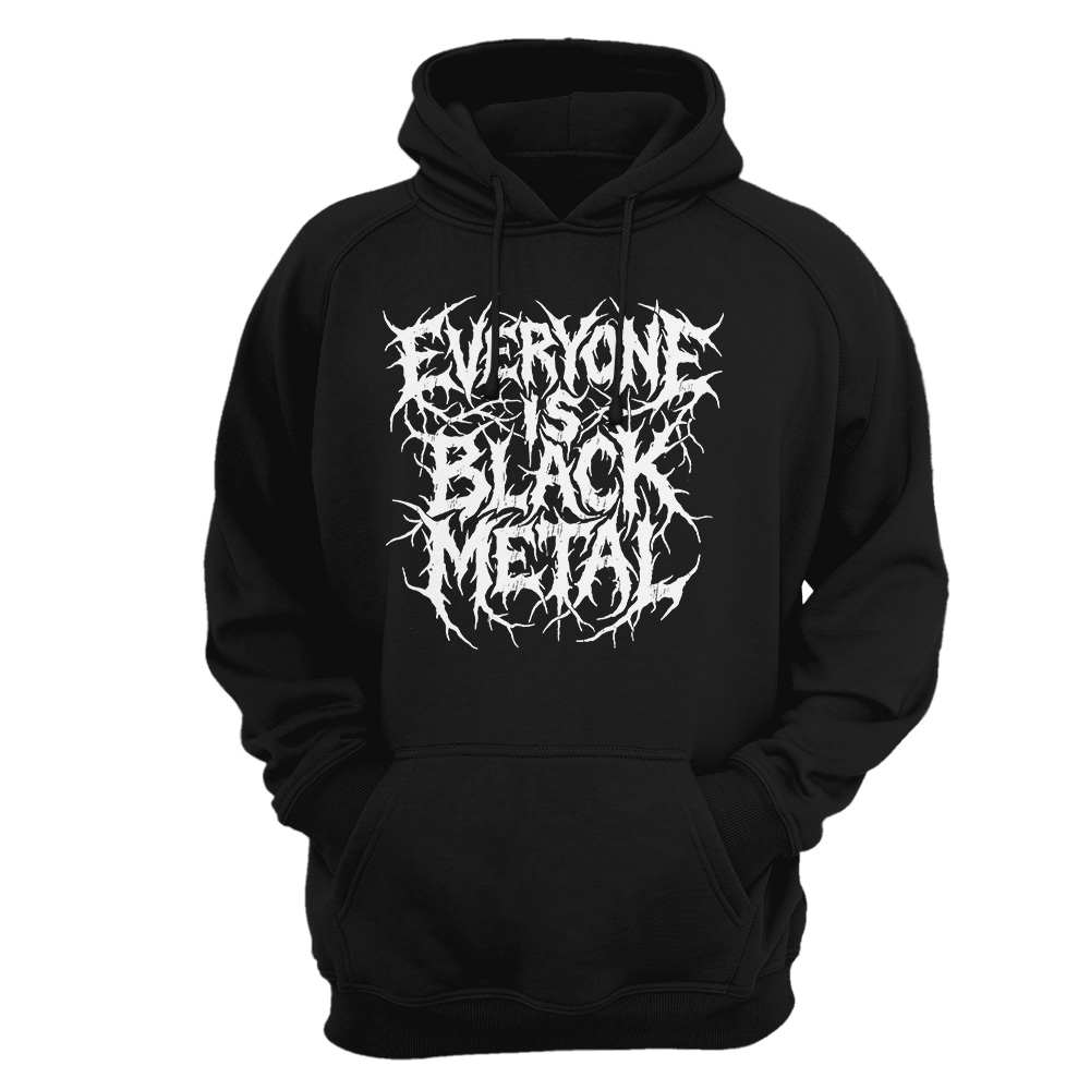 Sudadera con capucha Everyone is Black Metal
