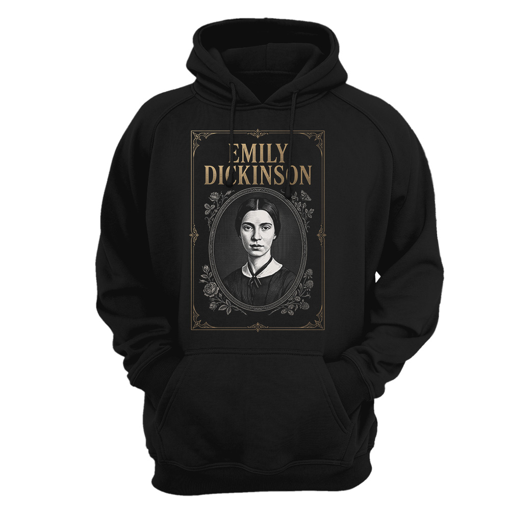Sudadera con capucha Emily Dickinson - Gothic portrait