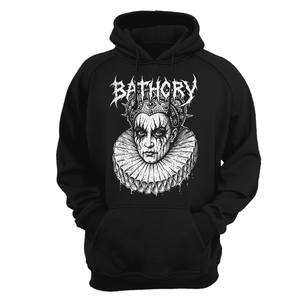 Sudadera con capucha Erzsebet Bathory - Black metal corpse paint