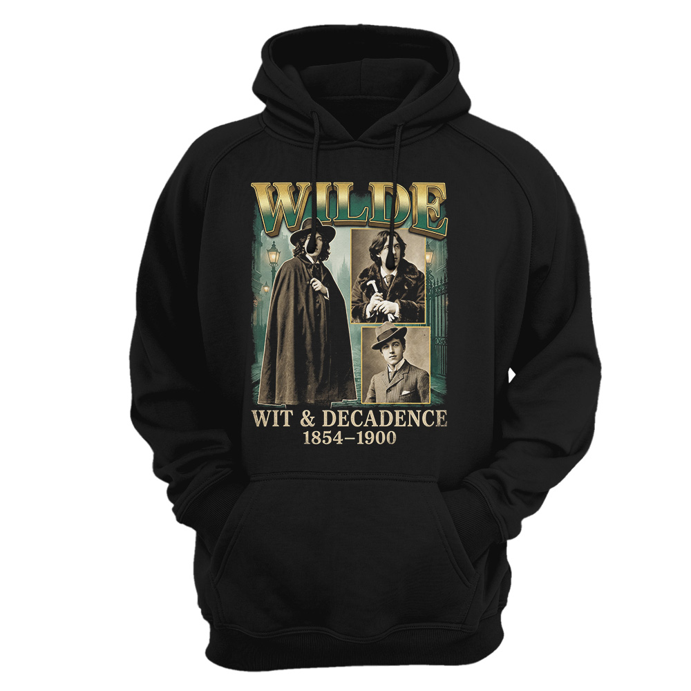 Sudadera con capucha Oscar Wilde - Wit & decadence 90s Bootleg