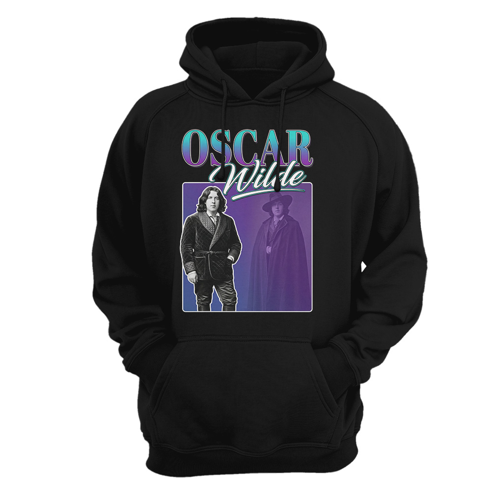 Sudadera con capucha Oscar Wilde - 90s Classic Bk