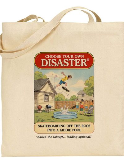 Bolsa de tela Disaster Skateboarding Roof Pool