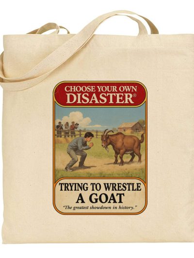 Bolsa de tela Disaster Wrestle A Goat