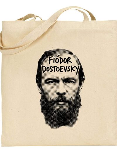 Bolsa de tela Dostoyevski Newspaper Street Art