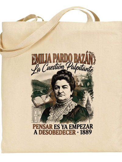 Bolsa de tela Emilia Pardo Bazan 90s Bootleg Desobedecer