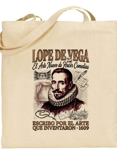 Bolsa de tela Lope De Vega 90s Bootleg Arte Comedias