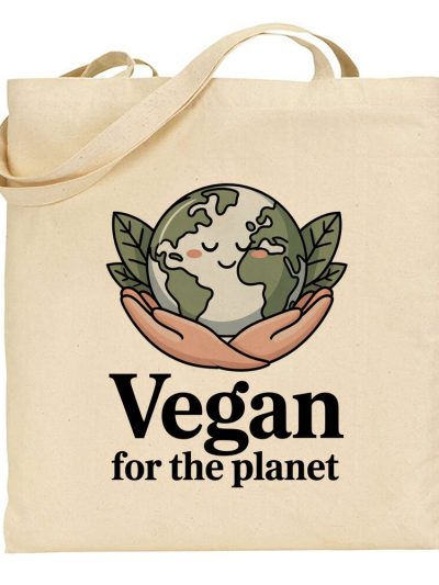 Bolsa de tela Vegan For The Planet