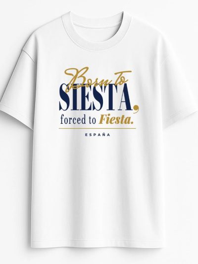 Camiseta Hombre oversize 240 gsm. Made in Portugal «Born to classy»