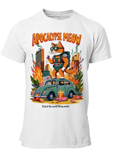 Camiseta hombre Cats Apocalypse Meow