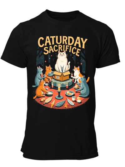 Camiseta hombre Cats Caturday Sacrifice