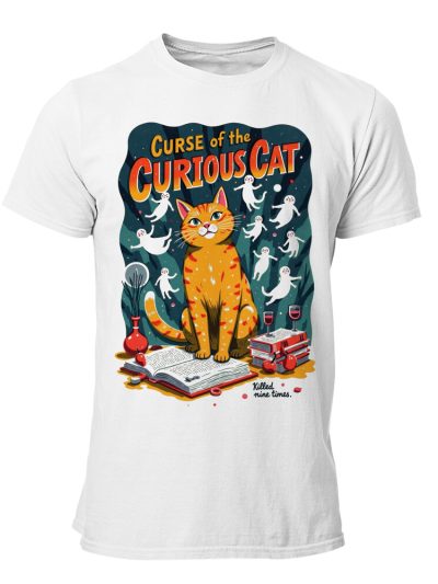Camiseta hombre Cats Curse Of The Curious Cat