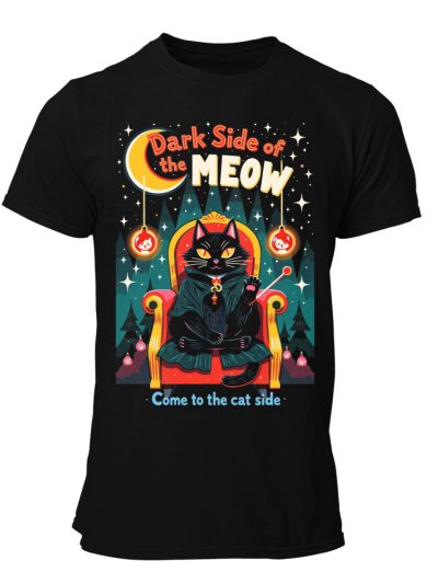 Camiseta hombre Cats Dark Side Of The Meow