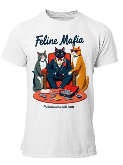 Camiseta hombre Cats Feline Mafia Treats