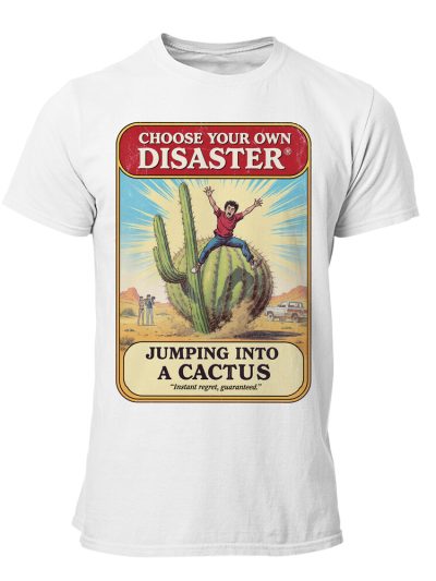 Camiseta hombre Disaster Jumping Cactus