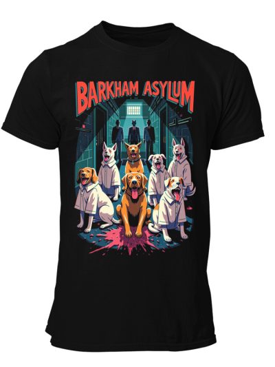 Camiseta hombre Dogs Barkham Asylum