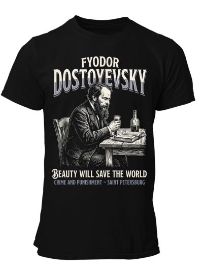 Camiseta hombre Dostoyevski Beauty Save World Vintage Art