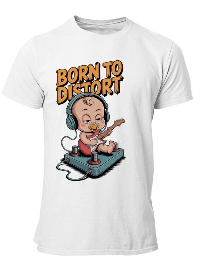 Camiseta hombre Guitar Born To Distort