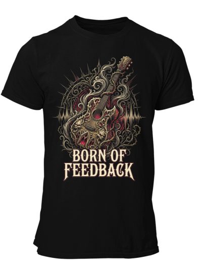 Camiseta hombre Guitar Electric Born Feedback