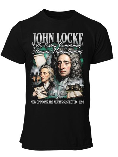 Camiseta hombre John Locke 90s Bootleg Human Understanding