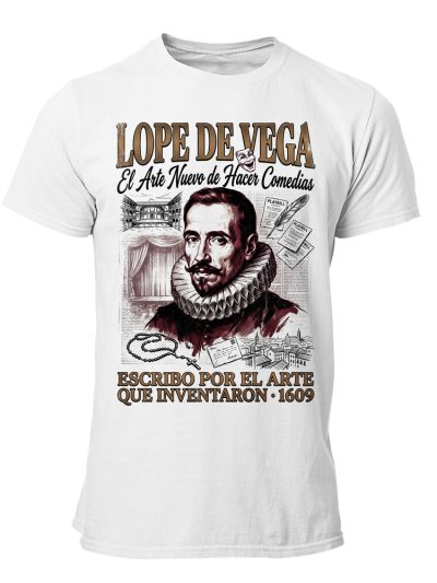Camiseta hombre Lope De Vega 90s Bootleg Arte Comedias