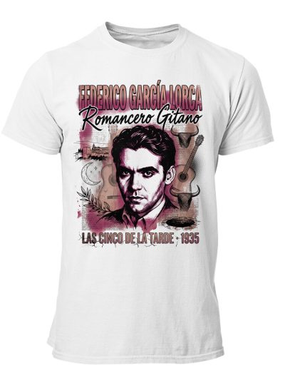 Camiseta hombre Lorca 90s Bootleg Romancero Gitano