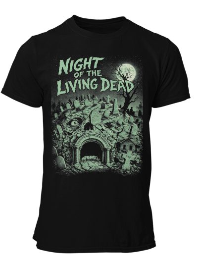 Camiseta hombre Night Of The Living Dead Zombie Sematary