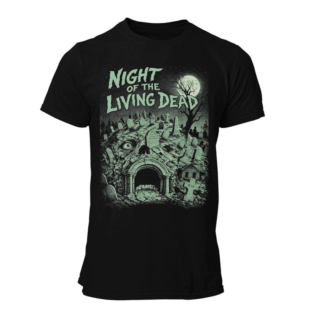 Camiseta hombre Night Of The Living Dead Zombie Sematary