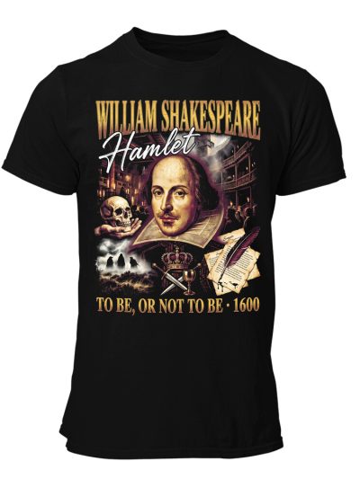 Camiseta hombre Shakespeare 90s Bootleg Hamlet