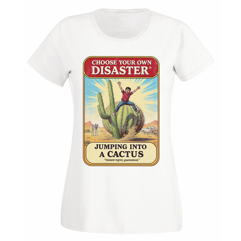 Camiseta mujer Disaster Jumping Cactus