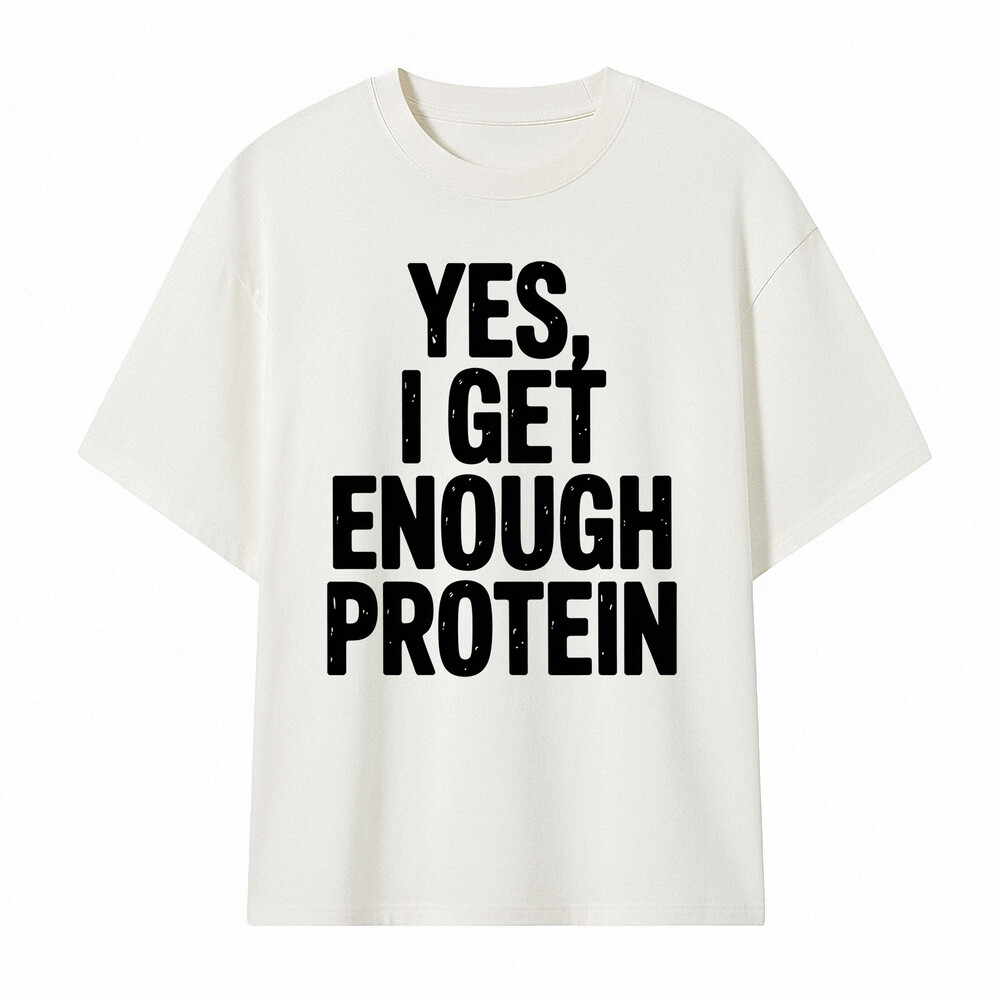 Camiseta oversize Vegan Enough Protein