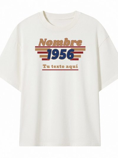 Camiseta Oversize unisex 240 gsm. «Classic año»