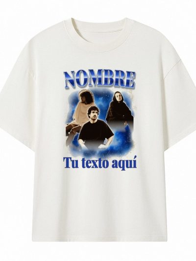 Camiseta Oversize unisex 240 gsm. «Galaxia azul»