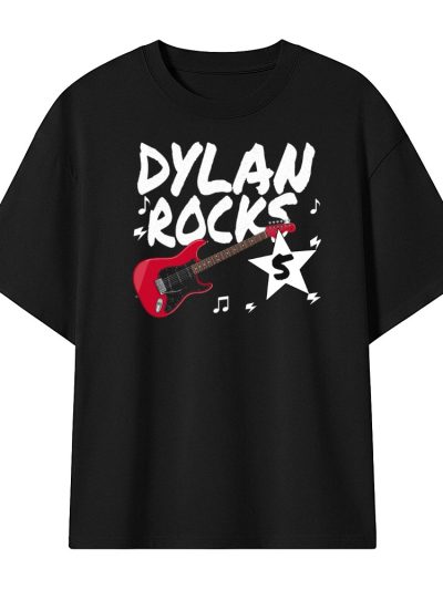 Camiseta Oversize unisex 240 gsm. «Nombre Rocks»