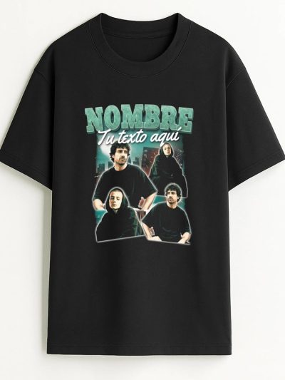 Camiseta Hombre oversize 240 gsm. Made in Portugal «90s Bootleg green»