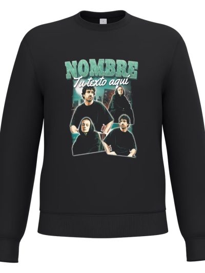 Sudadera cuello redondo unisex 280 gsm. «90s Bootleg green»