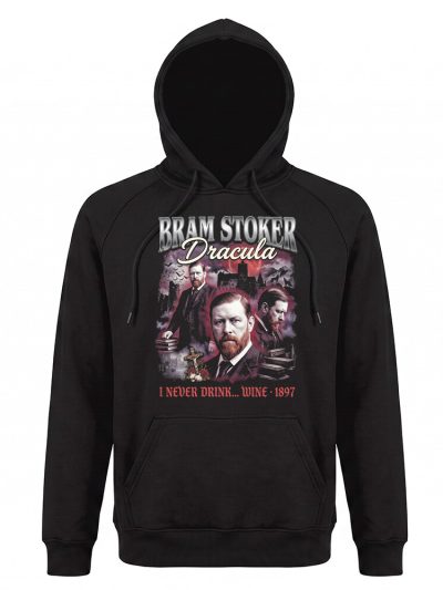 Sudadera con capucha Bram Stoker 90s Bootleg Dracula Wine